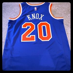 AUTHENTIC MENS NY KNICKS SWINGMAN KNOX JERSEY!!